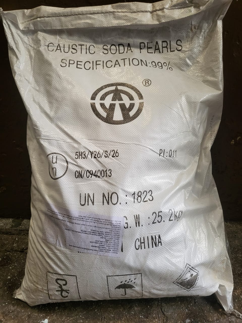 Caustic Soda Pearls 99% (Sodium Hydroxide) 25Kgs