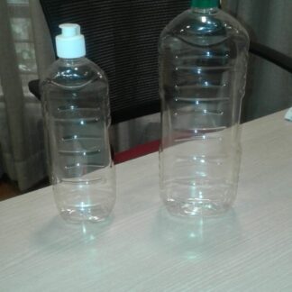 Clear PET Detergent Bottle